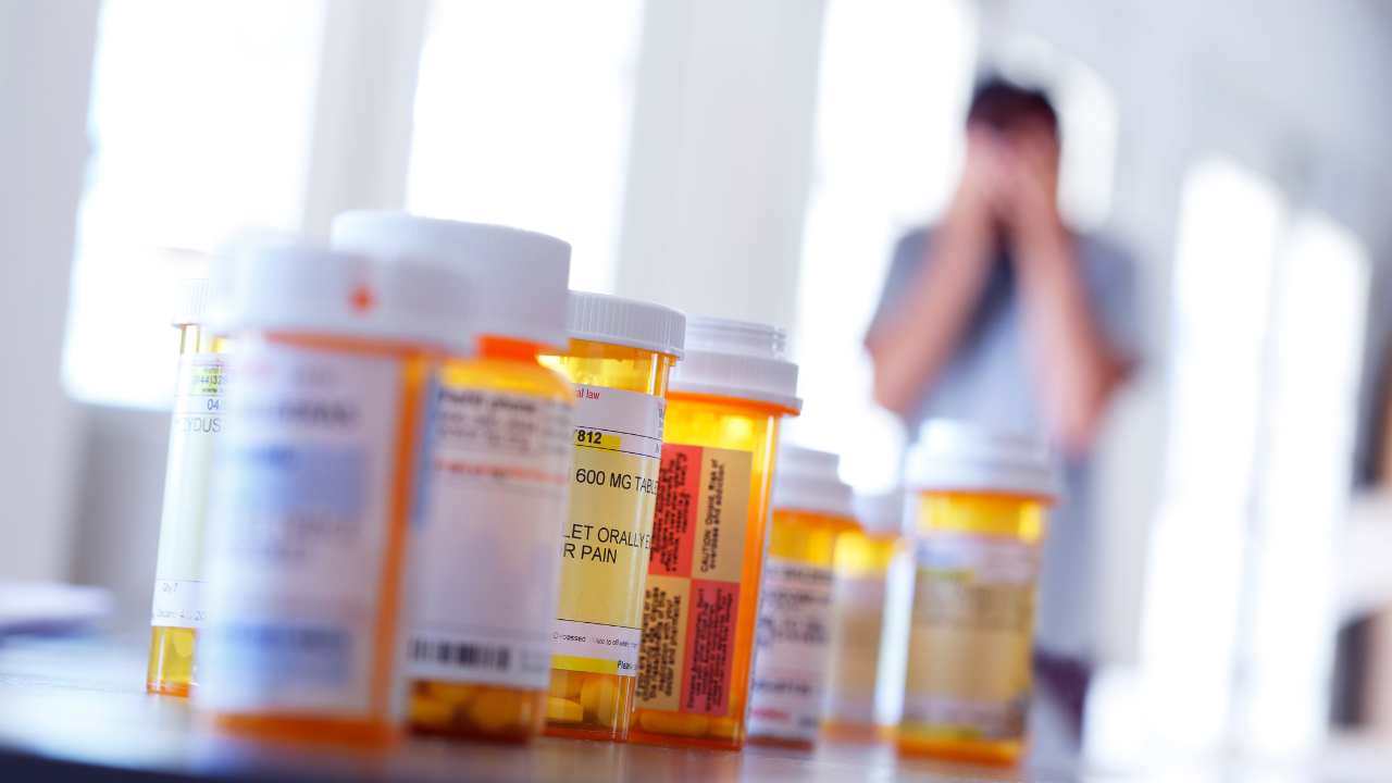 the brain of an opioid addict